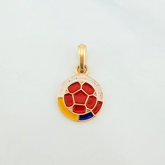 Dije Escudo Selección 1.15g / 3/4 in Oro Amarillo 18K