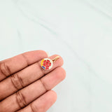 Dije Escudo Selección 1.15g / 3/4 in Oro Amarillo 18K