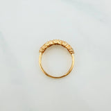 Anillo Churumbela Tupido 1.95g / T4 3/4 Oro Amarillo 18K