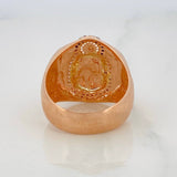Anillo Virgen del Carmen 6.75g / T10 Tres Oros 18K