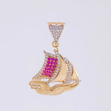 Pendant Boat 3.7g / 1 1/4 in 18K Yellow Gold