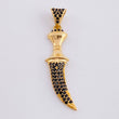 Pendant Sword 2g / 1 1/2 in Yellow Gold 18K