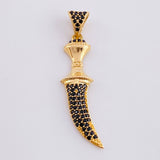 Pendant Sword 2g / 1 1/2 in Yellow Gold 18K