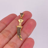 Pendant Sword 2g / 1 1/2 in Yellow Gold 18K