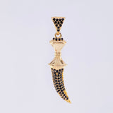Pendant Sword 2g / 1 1/2 in Yellow Gold 18K