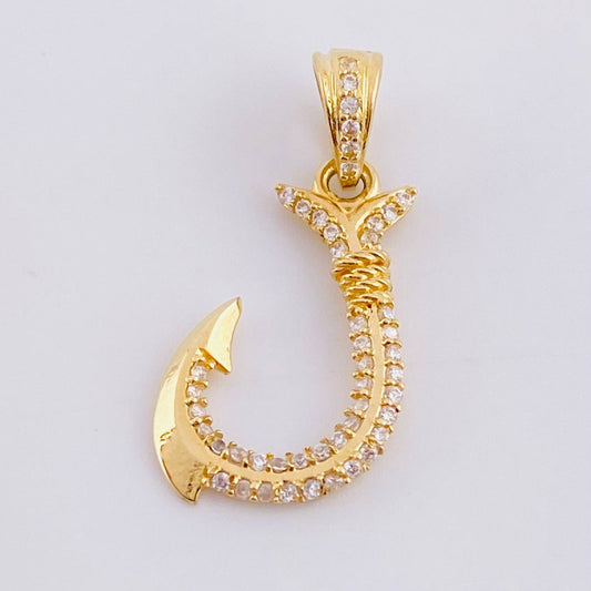 Dije Anzuelo 1.55g / 1 in Oro Amarillo 18K