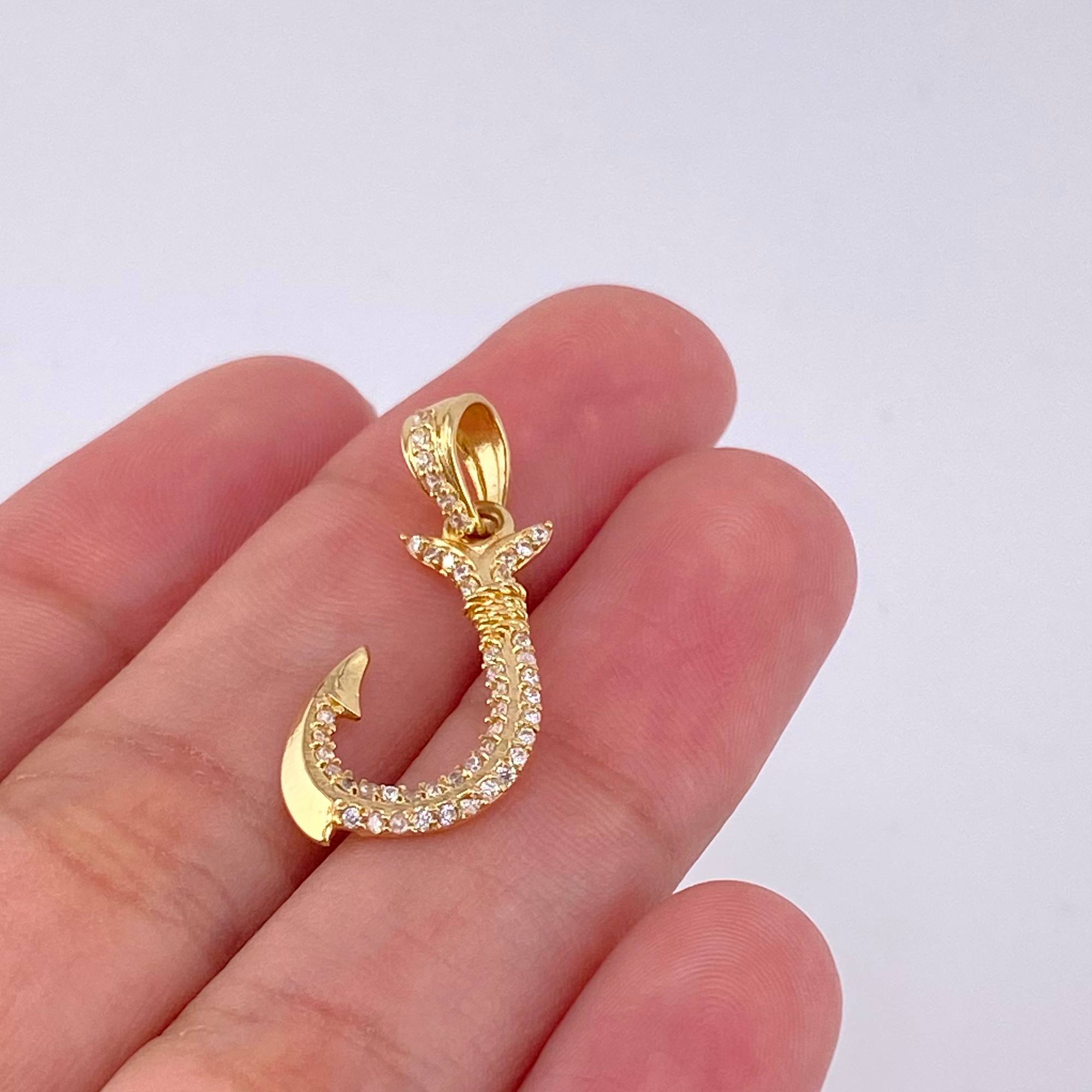 Pendant Hook 1.55g / 1 in Yellow Gold 18K