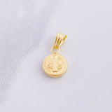 Dije San Benito 0.4g / 3/4 in Oro Amarillo 18K