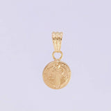 Dije San Benito 0.45g / 1/2 in Oro Amarillo 18K
