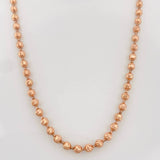 Half Moon Military Chain 21.4g / 28 in / 3mm 18K Rose Gold %
