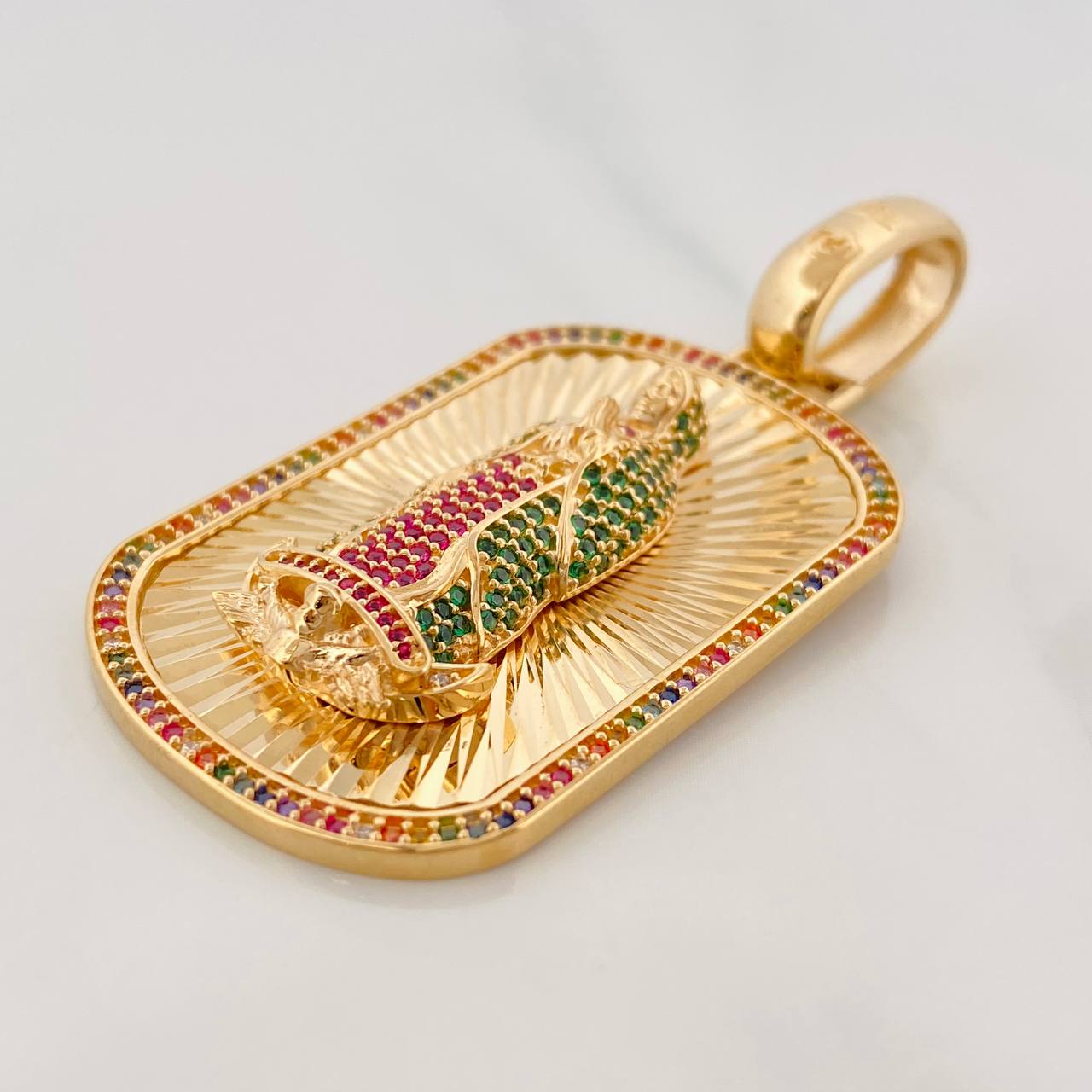 Dije Virgen Guadalupe 17.35g / 2 1/4 in Oro Amarillo 18K
