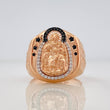 Anillo Virgen del Carmen 6.75g / T10 Tres Oros 18K