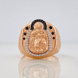 Anillo Virgen del Carmen 6.75g / T10 Tres Oros 18K