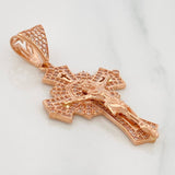 Dije Cruz Cristo 6.85g / 1 3/4 in Oro Rosa 18K