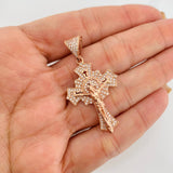 Dije Cruz Cristo 6.85g / 1 3/4 in Oro Rosa 18K