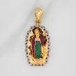 Dije Virgen Guadalupe 14.5g / 2 in Tres Oros 18K