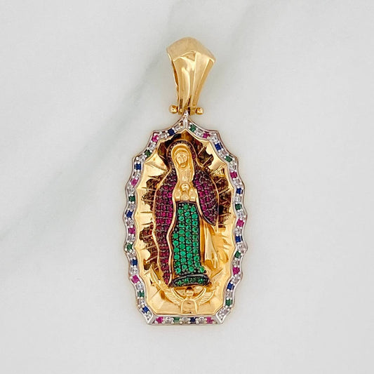 Dije Virgen Guadalupe 14.5g / 2 in Tres Oros 18K