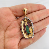 Dije Virgen Guadalupe 14.5g / 2 in Tres Oros 18K
