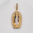 Dije Virgen Guadalupe 6g / 1 1/2 in Tres Oros 18K