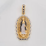 Dije Virgen Guadalupe 6g / 1 1/2 in Tres Oros 18K