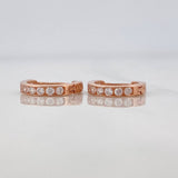 Hoop Earrings Carril 1.1g / 1/2 in 18K Rose Gold