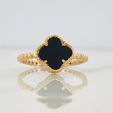 Clover Ring 1.95g / T6 Yellow Gold 18K