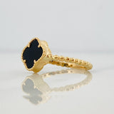 Clover Ring 1.95g / T6 Yellow Gold 18K
