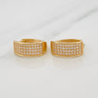 Hoop Earrings Shine 2.85g / 1/2 in 18K Yellow Gold