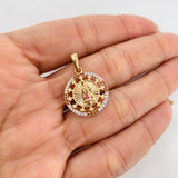 Pendant Virgin of Guadalupe 2.95g / 3/4 in Yellow Gold 18K