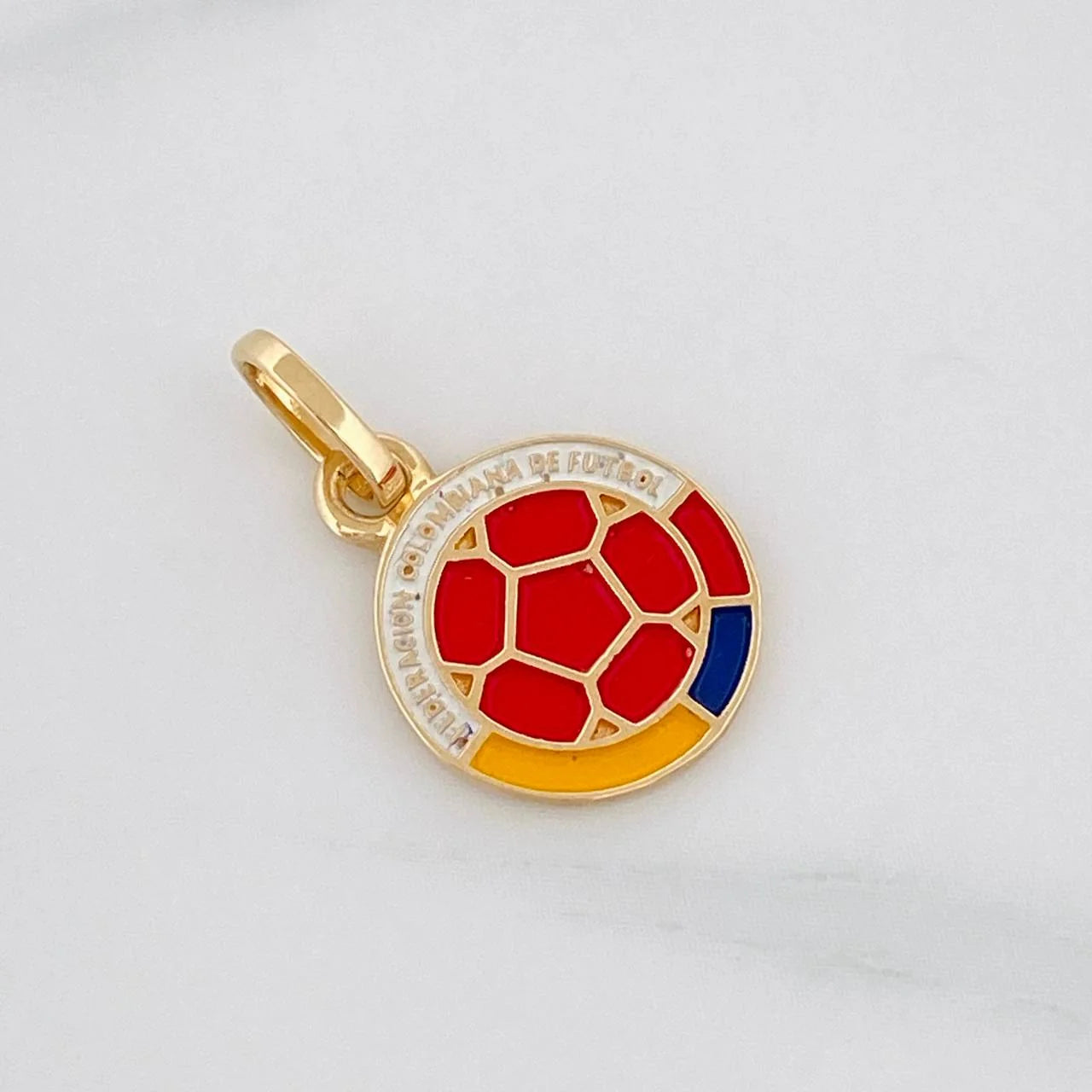 Dije Balón Futbol 1.25g / 3/4 in Oro Amarillo 18K