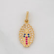 Pendant Virgin of Guadalupe 1.35g / 3/4 in Yellow Gold 18K