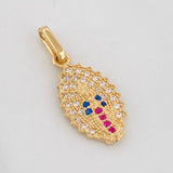 Pendant Virgin of Guadalupe 1.35g / 3/4 in Yellow Gold 18K