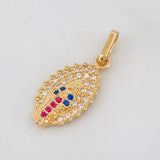Pendant Virgin of Guadalupe 1.35g / 3/4 in Yellow Gold 18K