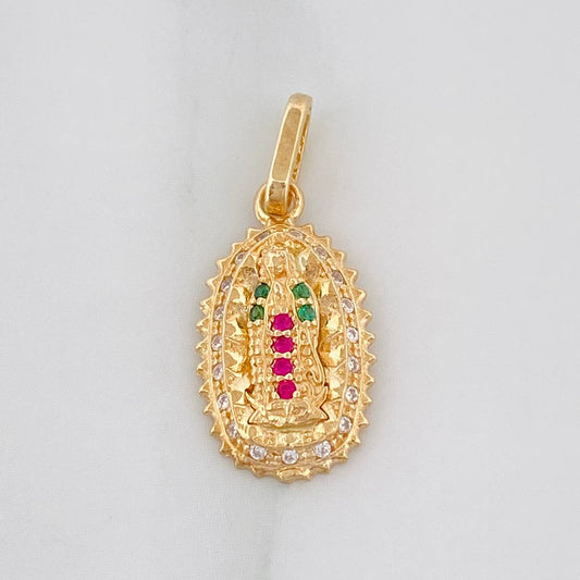 Dije Virgen de Guadalupe 1.5g / 3/4 in Oro Amarillo 18K