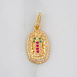 Dije Virgen de Guadalupe 1.4g / 3/4 in Oro Amarillo 18K