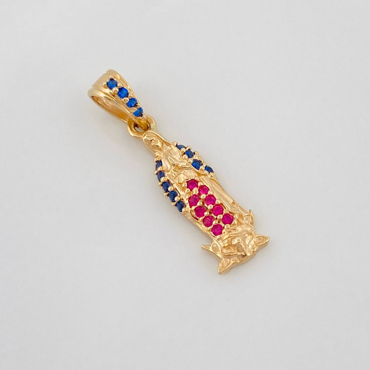 Pendant Virgin of Guadalupe 1.2g / 3/4 in Yellow Gold 18K