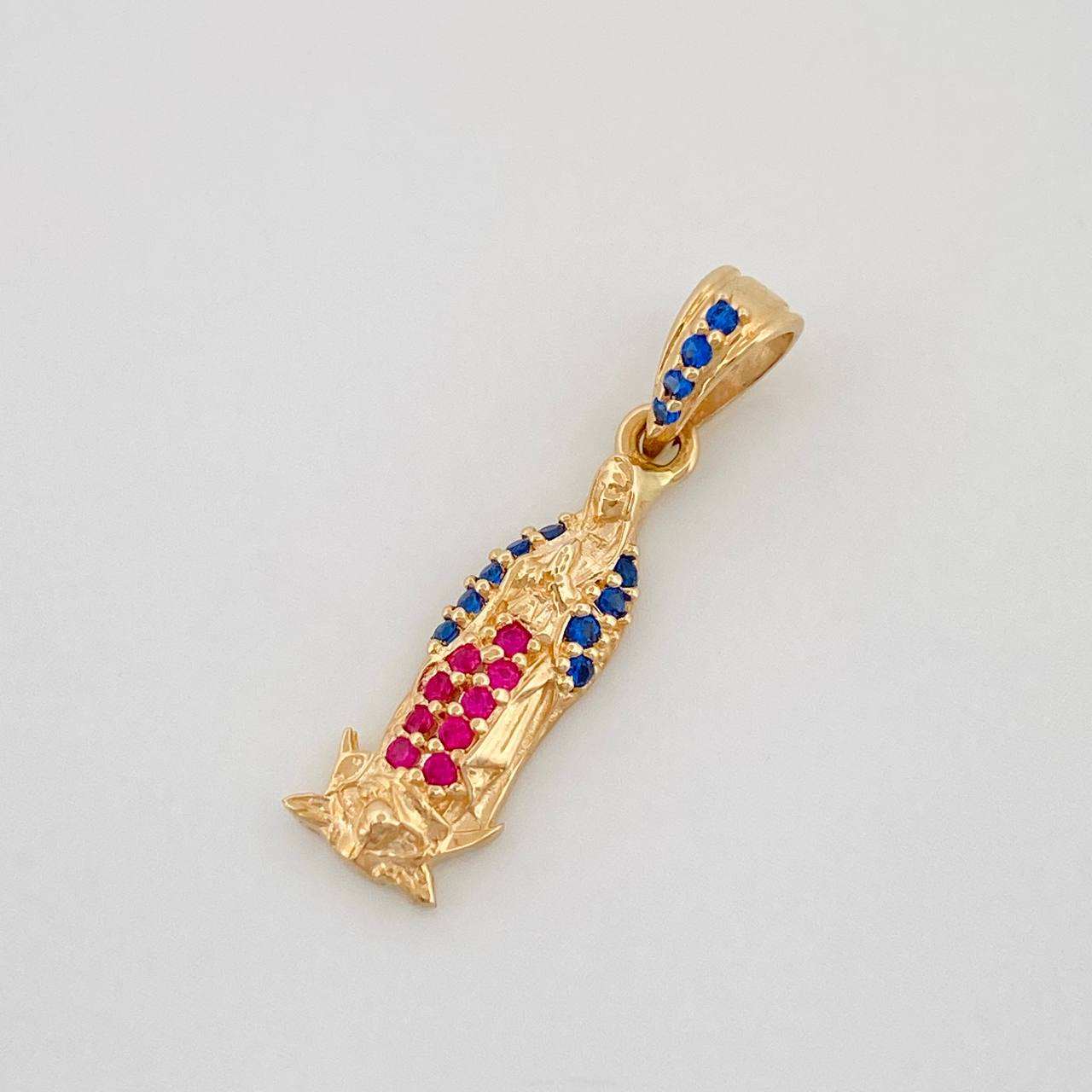 Pendant Virgin of Guadalupe 1.2g / 3/4 in Yellow Gold 18K