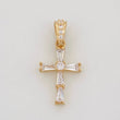 Pendant Cross 0.95g / 3/4 in Yellow Gold 18K