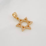 Pendant Star of David 1.55g / 3/4 in 18K Yellow Gold