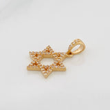 Pendant Star of David 1.55g / 3/4 in 18K Yellow Gold