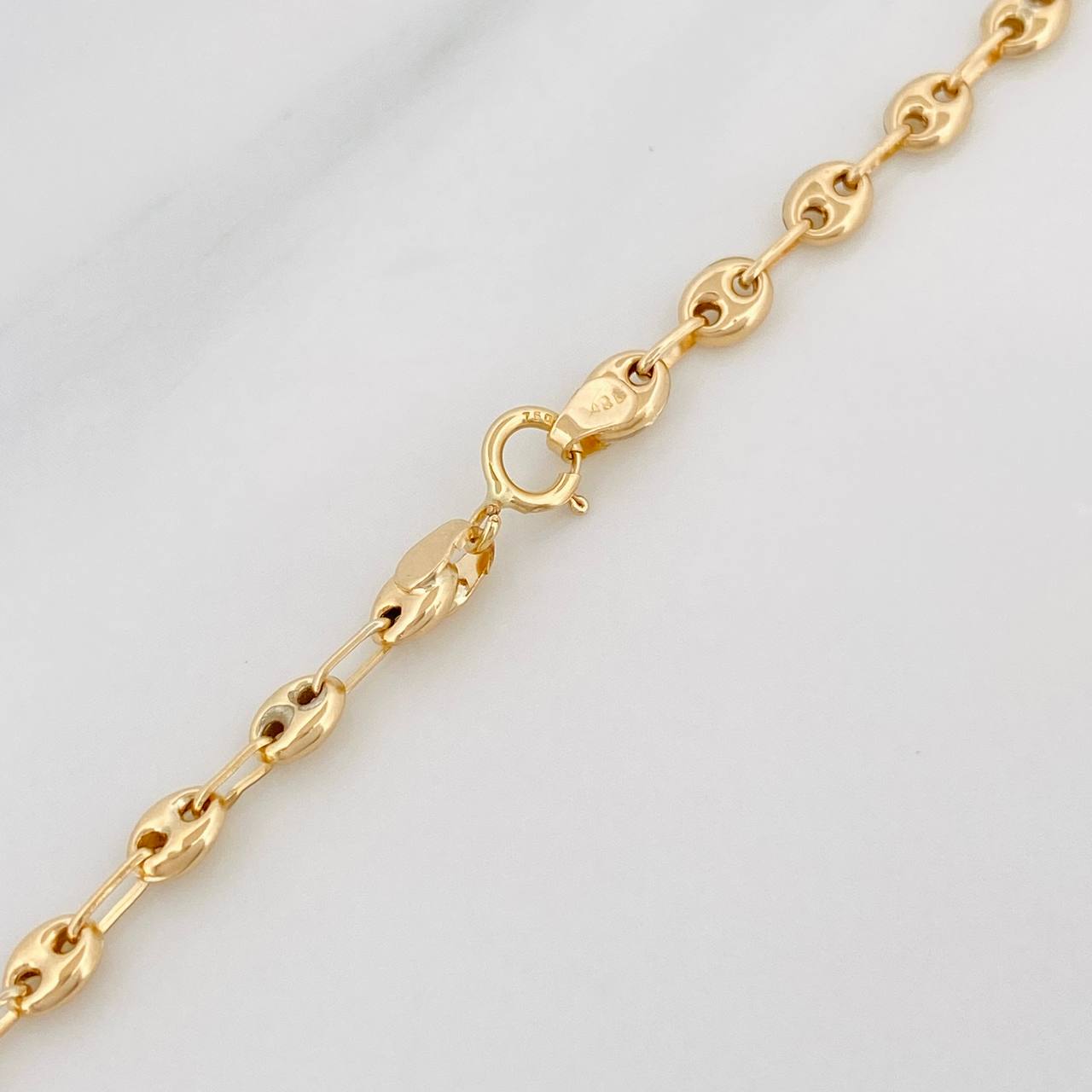Cadena GC 4.95g / 19 3/4 in / 3.14mm Oro Amarillo 18K