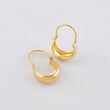 Candongas Ash 0.75 g / 3/4 in Oro Amarillo 18K