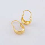 Candongas Ash 0.75 g / 3/4 in Oro Amarillo 18K