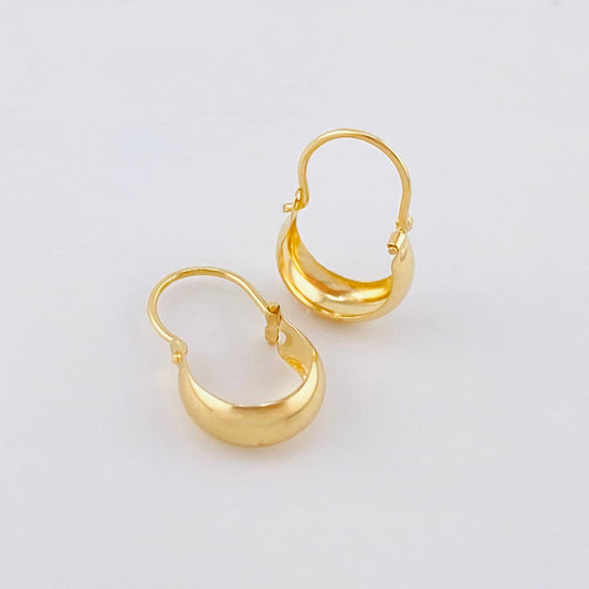 Candongas Ash 0.75 g / 3/4 in Oro Amarillo 18K