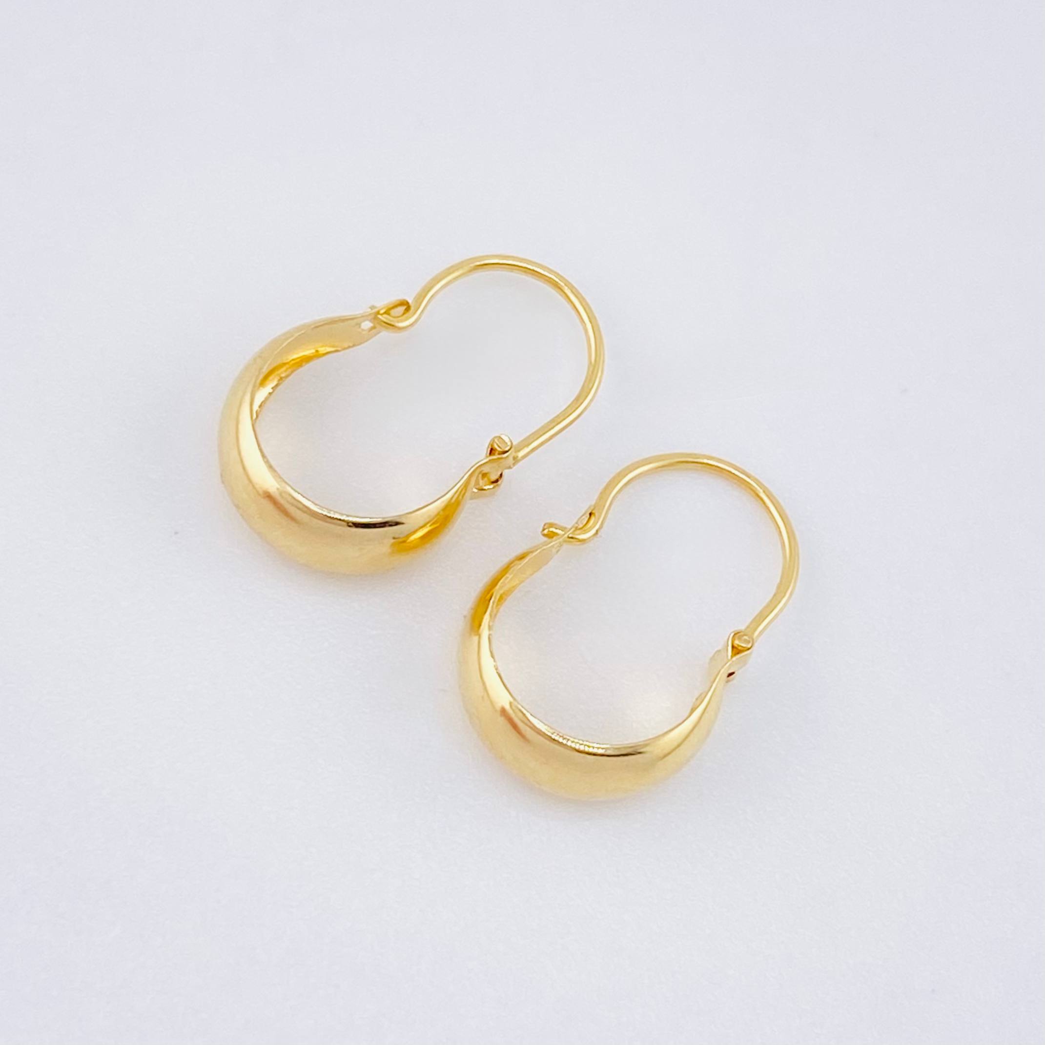 Candongas Ash 0.75 g / 3/4 in Oro Amarillo 18K