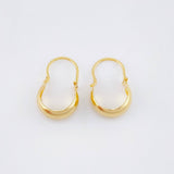 Candongas Ash 0.75 g / 3/4 in Oro Amarillo 18K