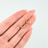 Candongas Ash 0.75 g / 3/4 in Oro Amarillo 18K