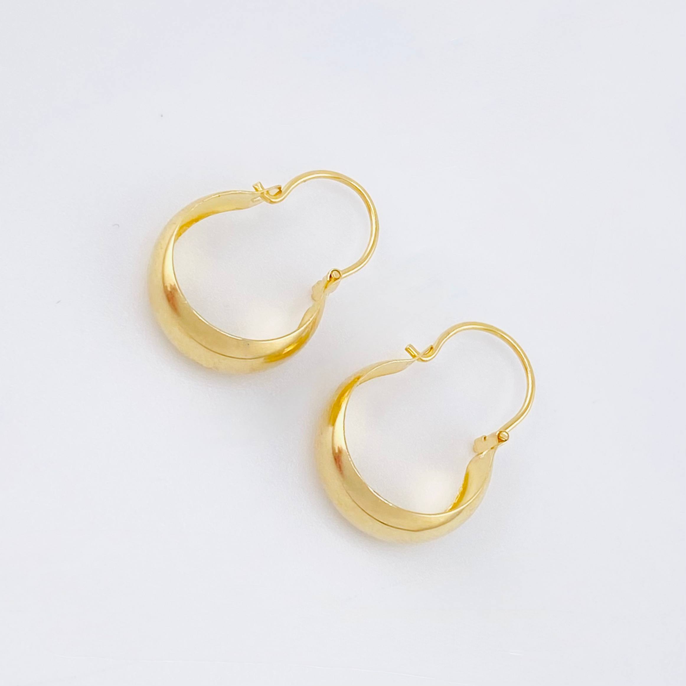 Candongas Ash 0.85gr / 3/4 in / Oro Amarillo 18K ©