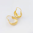 Hoop Earrings Ash 0.85gr / 3/4 in / Yellow Gold 18K *