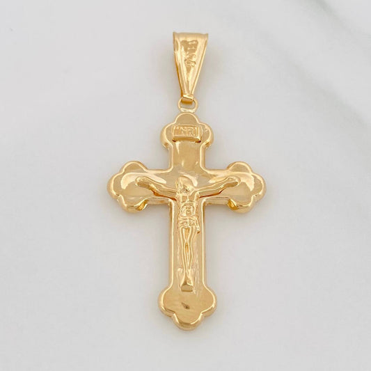 Dije Cruz Cristo 1.85g / 1 1/2 in Oro Amarillo 18K
